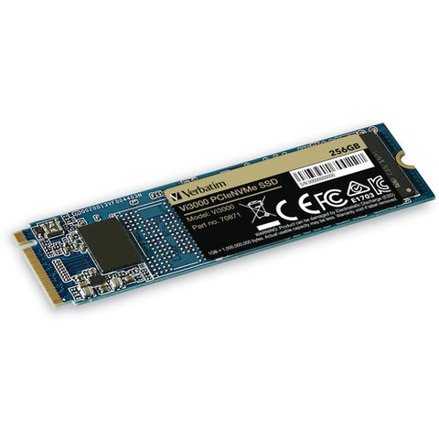 Verbatim 256GB Vi3000 PCIe NVMe M.2 2280 Internal SSD 70871