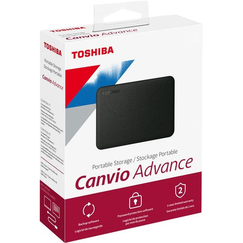 Toshiba Canvio Advance Portable Hard Drive HDTCA20XR3AA