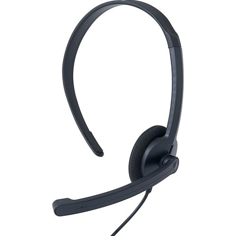 Verbatim Mono Headset with Microphone and In-Line Remote 70722