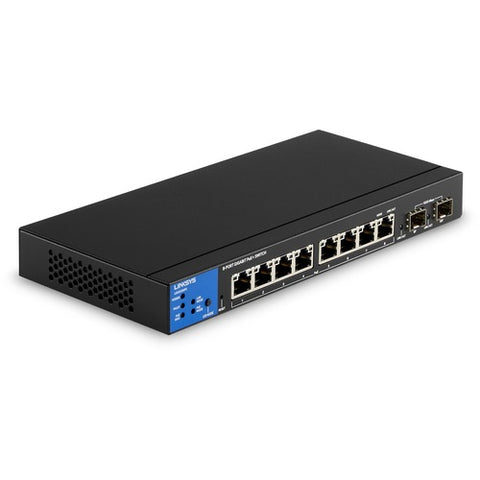 Linksys 8-Port Managed Gigabit PoE+ Switch with 2 1G SFP Uplinks LGS310MPC