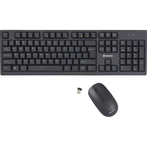 Verbatim Wireless Keyboard And Mouse 70724