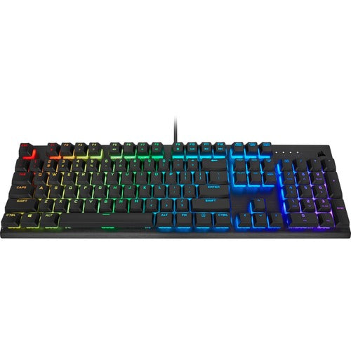 Corsair K60 RGB PRO Mechanical Gaming Keyboard - CHERRY VIOLA - Black CH-910D019-NA