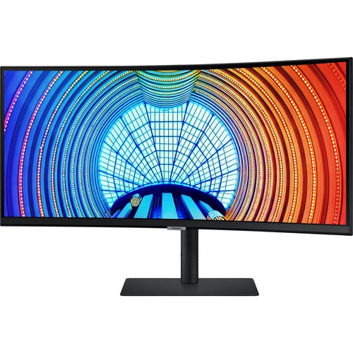 Samsung 34" Ultra WQHD Monitor with 1000R Curvature &amp; USB Type-C LS34A654UXNXGO