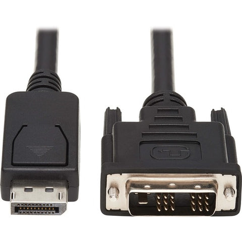 Tripp Lite by Eaton P581AB-006 DisplayPort-to-DVI Antibacterial Cable, M/M, Black, 6 ft. P581AB-006