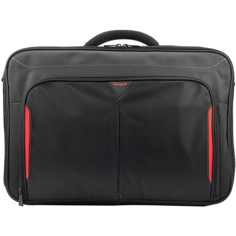 Targus Classic+ 17-18" Clamshell Laptop Case - Black/Red CN418GL