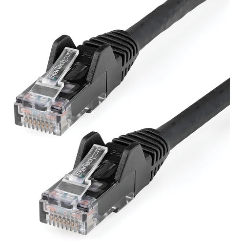 StarTech.com 3ft LSZH CAT6 Ethernet Cable - Black Snagless Patch Cord N6LPATCH3BK