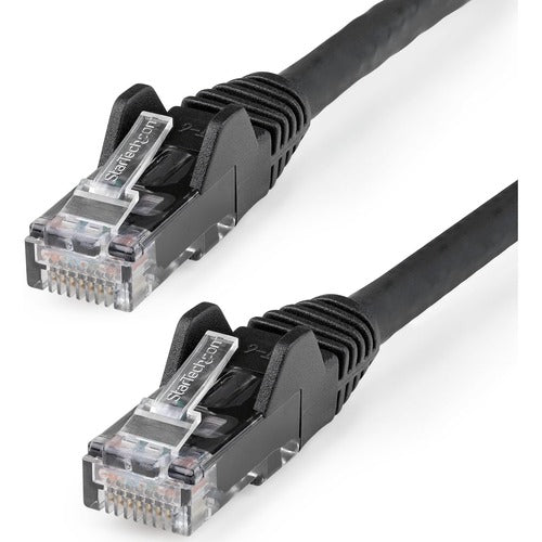 StarTech.com 15ft LSZH CAT6 Ethernet Cable - Black Snagless Patch Cord N6LPATCH15BK