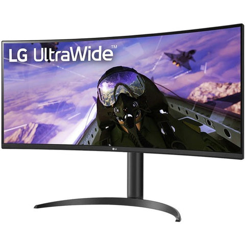 LG 34'' Curved UltraWide QHD HDR FreeSync Premium Monitor with 160Hz Refresh Rate 34WP65C-B