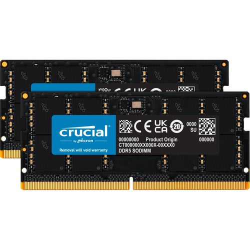 Crucial 64GB (2 x 32GB) DDR5 SDRAM Memory Kit CT2K32G48C40S5