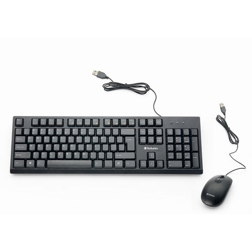 Verbatim Wired Keyboard and Mouse 70734