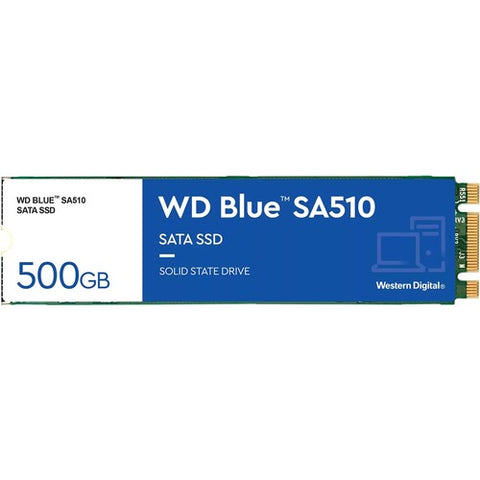 WD Blue SA510 SATA SSD M.2 2280 WDS500G3B0B