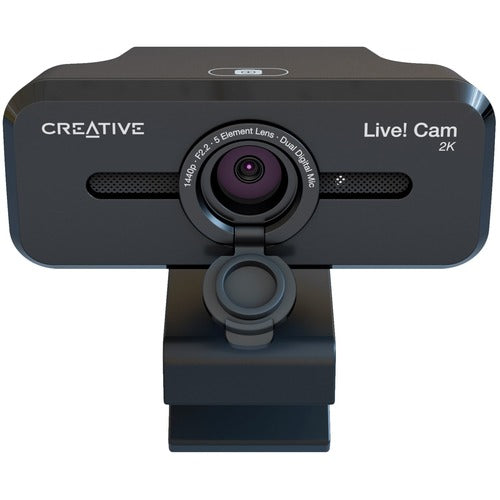 Creative 2K QHD Webcam with 4X Digital Zoom and Built-in Mics 73VF090000000