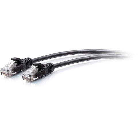 C2G 3ft Cat6a Snagless Unshielded (UTP) Slim Ethernet Patch Cable - Black C2G30141