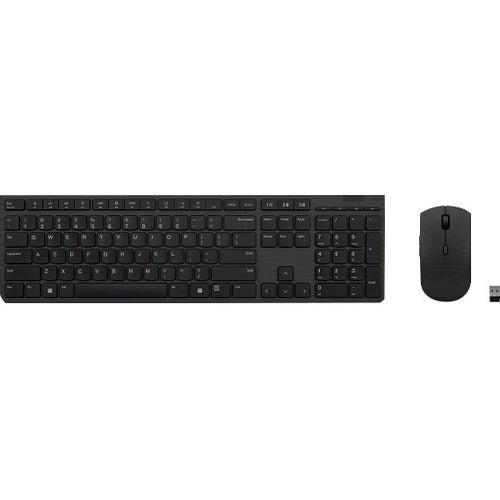 Lenovo Professional Wireless Rechargeable Combo Keyboard and Mouse-French Canadian 058 4X31K03944