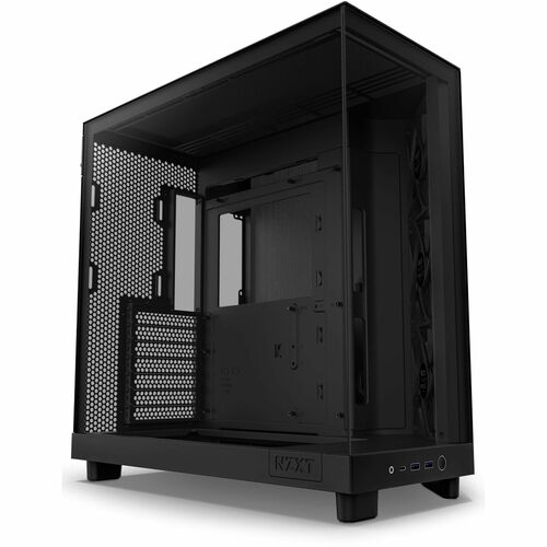 NZXT H6 Flow Compact Dual-Chamber Mid-Tower Airflow Case CC-H61FB-01