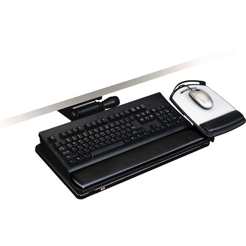 3M Easy Adjust Keyboard Tray Platform Gel Wrist Rests Precise Mouse Pad AKT150LE